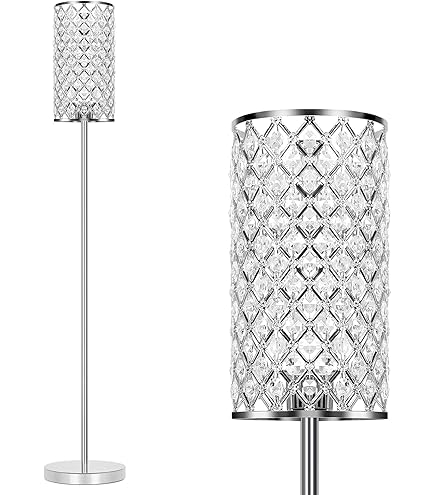 Seaside village 1 Pack Crystal Floor Lamp and 1 Pack Crystal Table